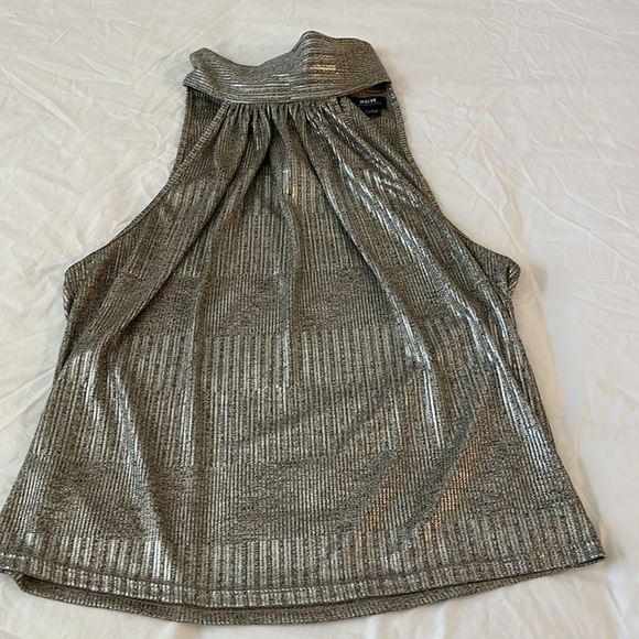 Anthropology MAEVE Metallic Halter Top HOLIDAY PERFECTION size XL - Picture 3 of 7